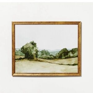 14” x 11” Rollings Hills Framed Wall Canvas Green - Threshold w/ Studio McGee